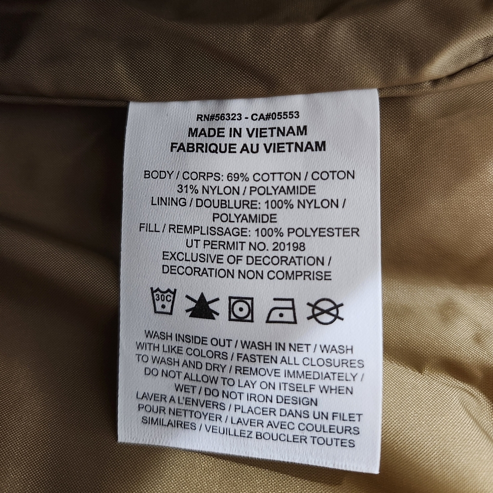 Nike Jordan Women's Quilted Vest Brown Kelp FB5192-395 Loose Fit Size Medium NWT - Picture 8 of 9